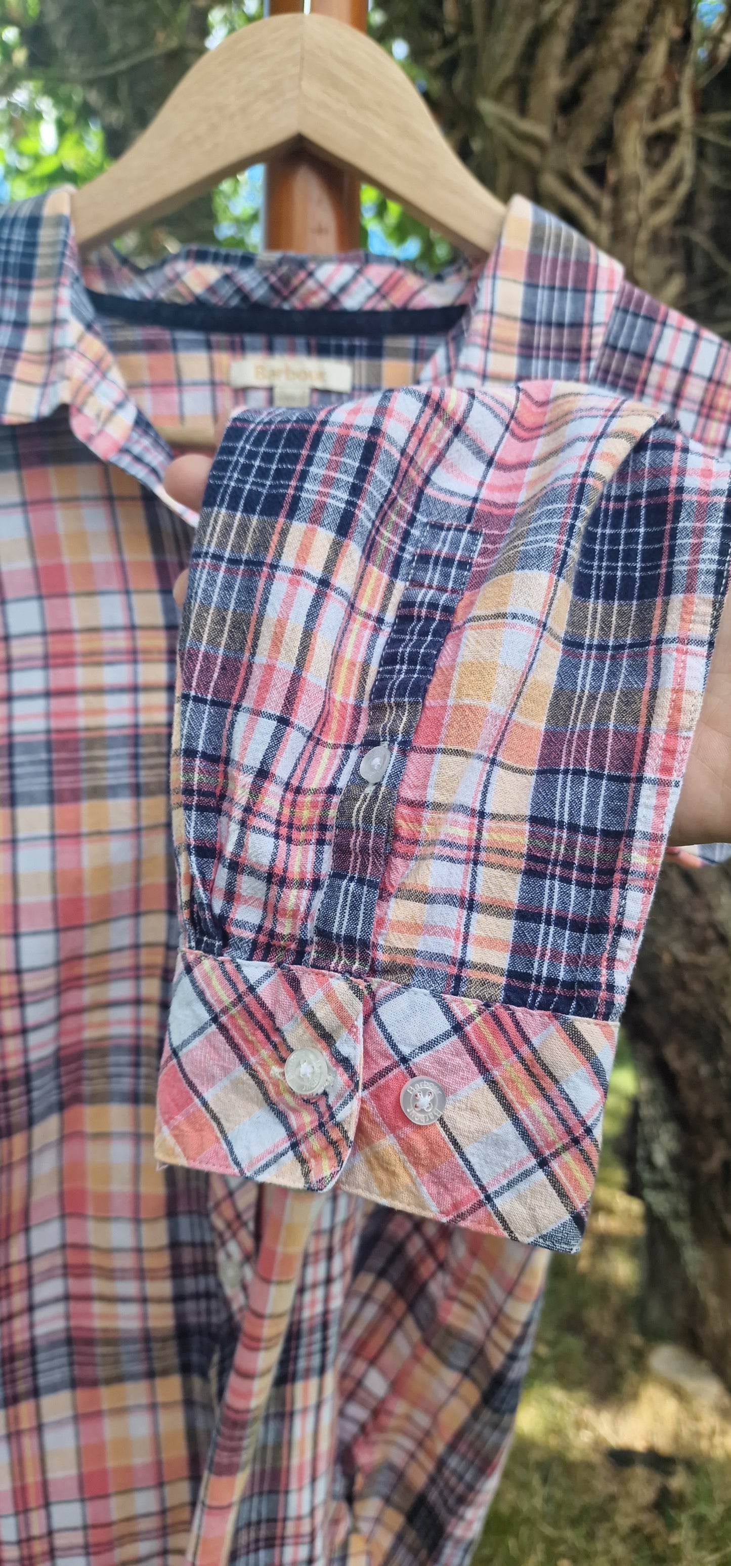 Barbour Classic Cotton Plaid Button Down Shirt