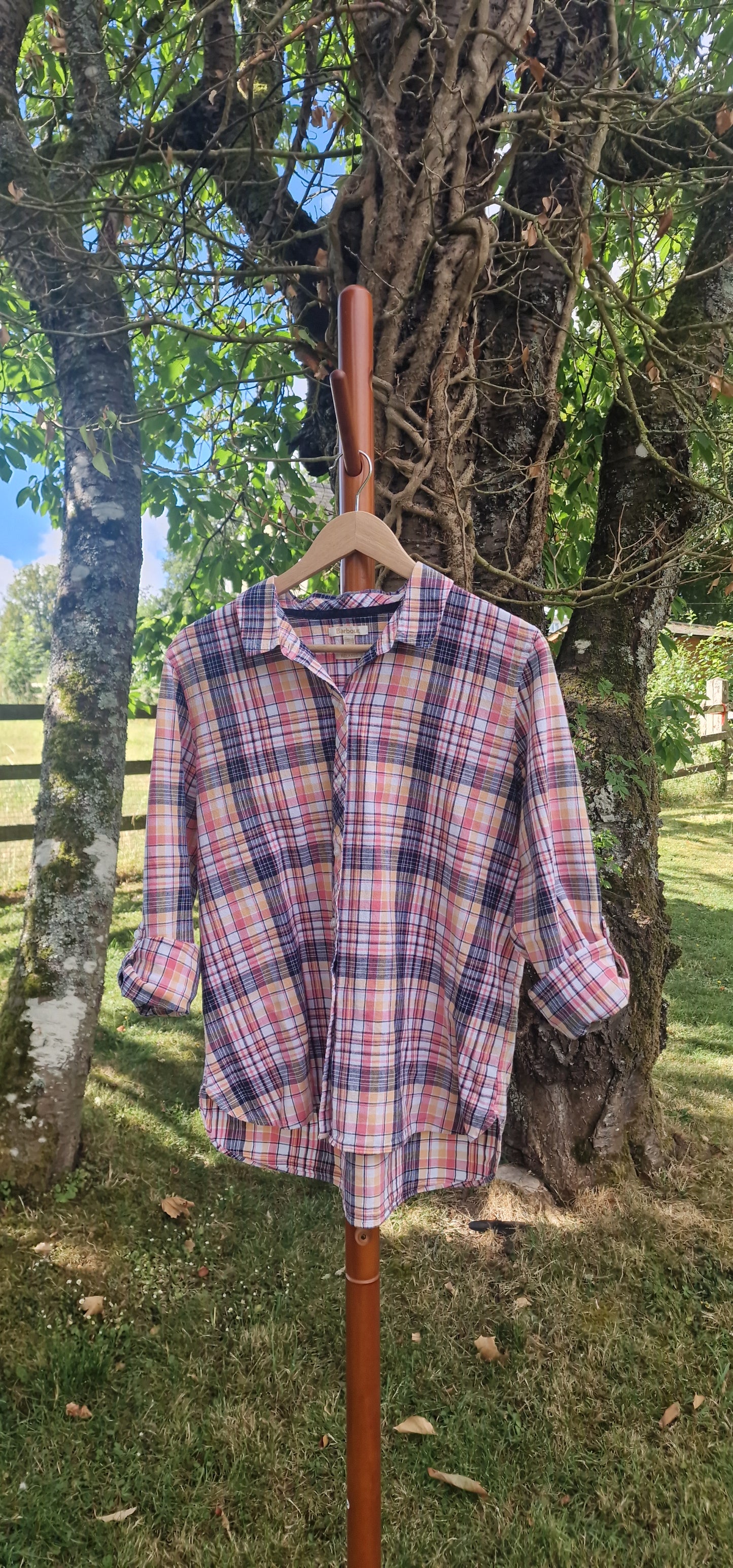 Barbour Classic Cotton Plaid Button Down Shirt